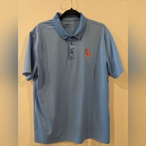 Ole Miss Nike Golf Polo in Powder Blue (Men's Large)